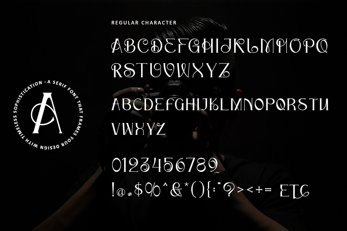 Shutter Photography, a Serif Font by Letterara (Photo 8 of 12)