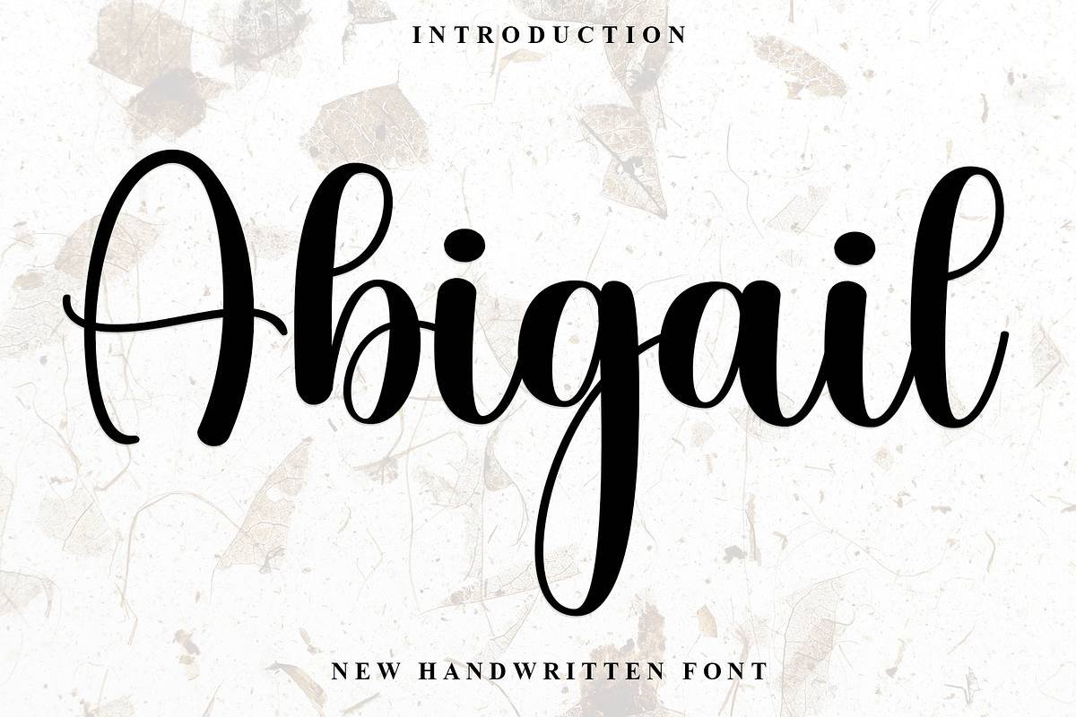 Abigail, a Handwritten Font by InermediaSTUDIO (Photo 1 of 8)