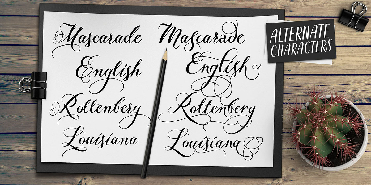 Giulietta, a Script Font by GRIN3 (Nowak) (Photo 5 of 6)