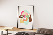 Abstract Face Printable Wall Art, a Background Graphic by C Design Studio (Thumbnail 6 of 16)