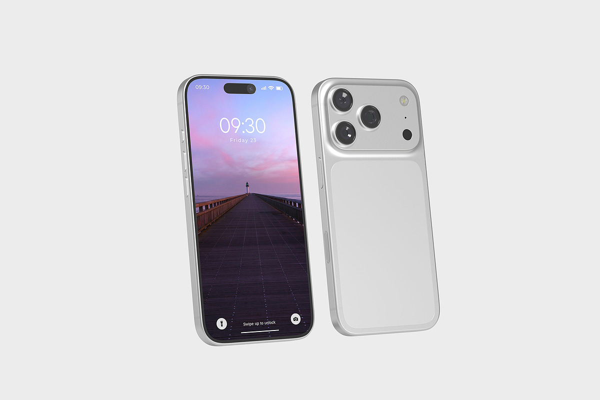 iPhone 17 Pro Mockup, an iPhone Mockup by Amigos__46 (Photo 6 of 6)