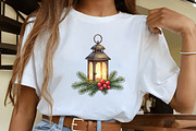 Watercolor Classic Christmas Clipart, an Illustration by CrexoraLab (Thumbnail 3 of 5)