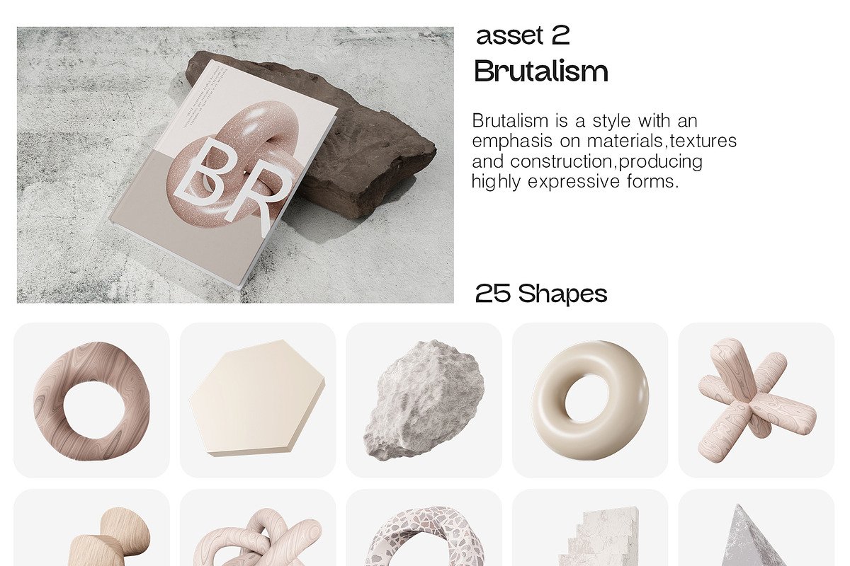 3D Abstract Design LIBRARY, a Graphic by LarysaZabrotskaya (Photo 6 of 24)