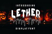 LETHER FONT
