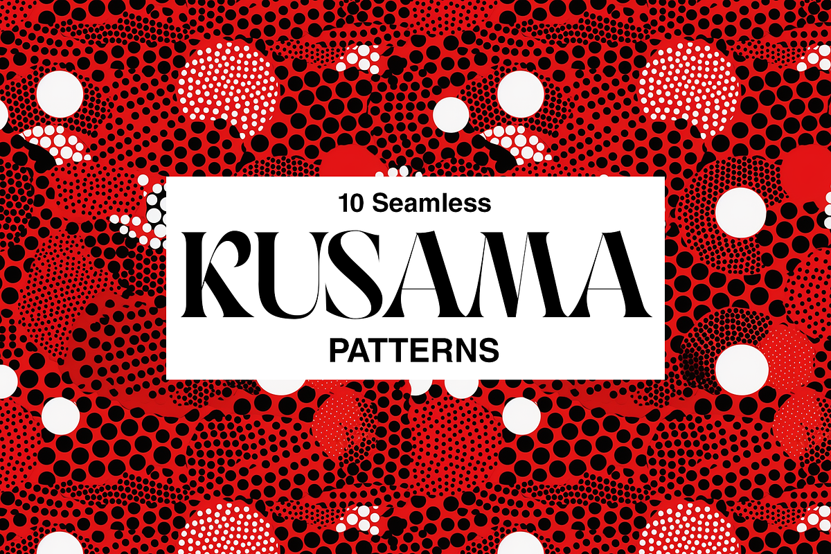 10 Art Series Patterns: Kusama, a Pattern Graphic by Motifs (Photo 11 of 12)