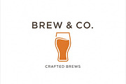 Brew Co Crafted, a Branding & Logo Template by Logocreative (Thumbnail 1 of 2)