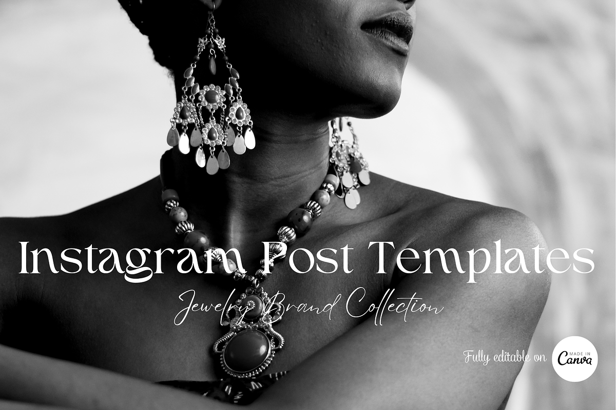 26 Instagram Post Templates -Jewelry, an App Template by KarolinaKreations (Photo 1 of 7)