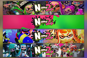 YouTube Gaming Banners Set 2