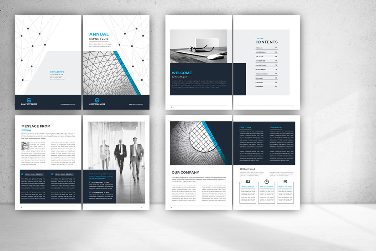 The Annual Report, a Brochure Template by design_pick (Photo 2 of 22)