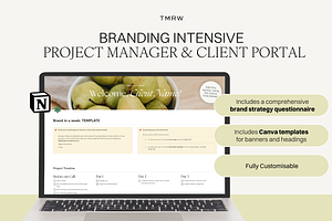 Notion Portal & Project Manager, a Branding & Logo Template by TheTMRWCollective