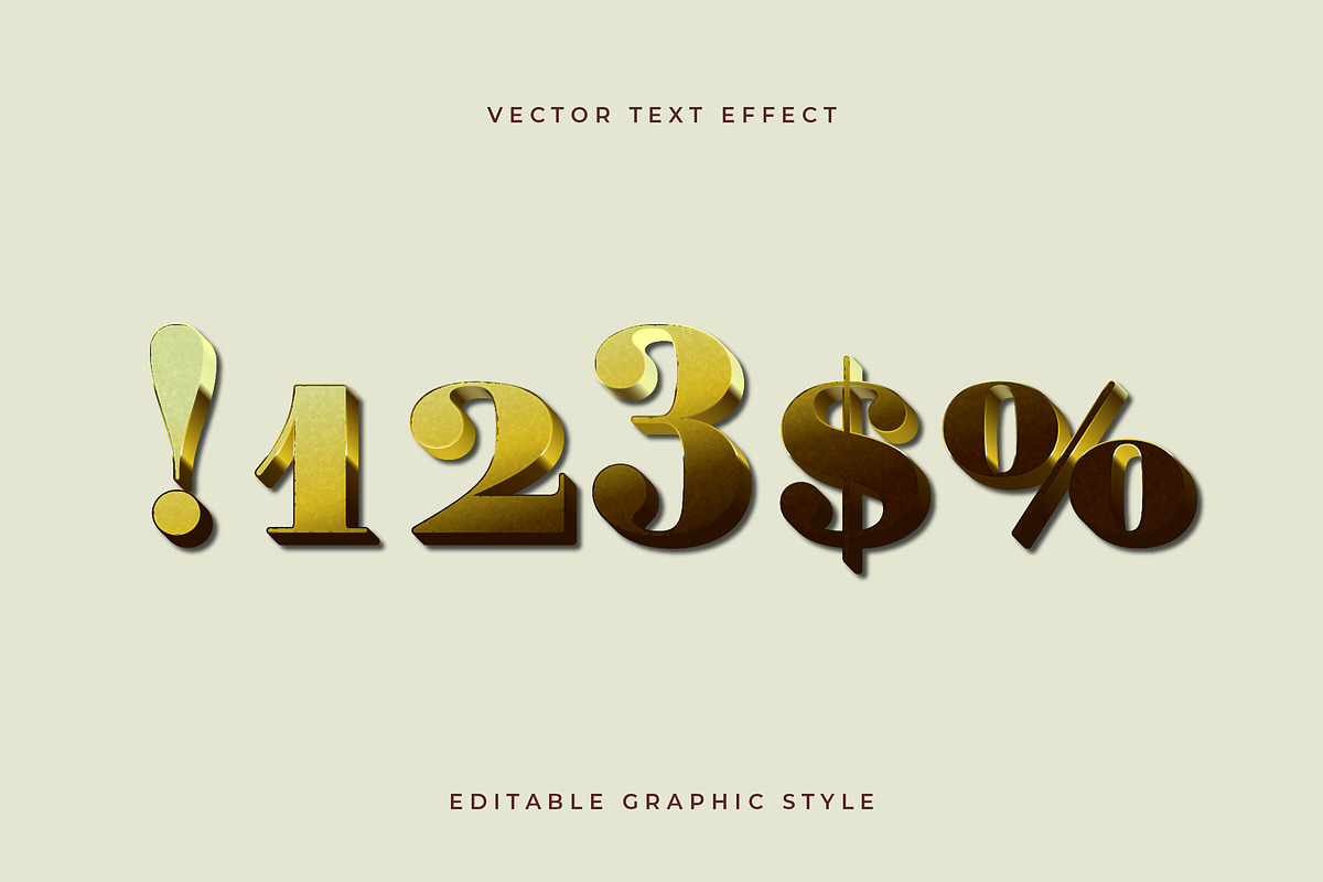 Luxury Metallic Glossy Text Effect preview 2