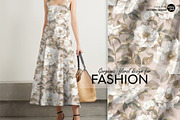Elegant Camellia | Pattern Design, a Pattern Graphic by VOVU Studio (Thumbnail 2 of 8)