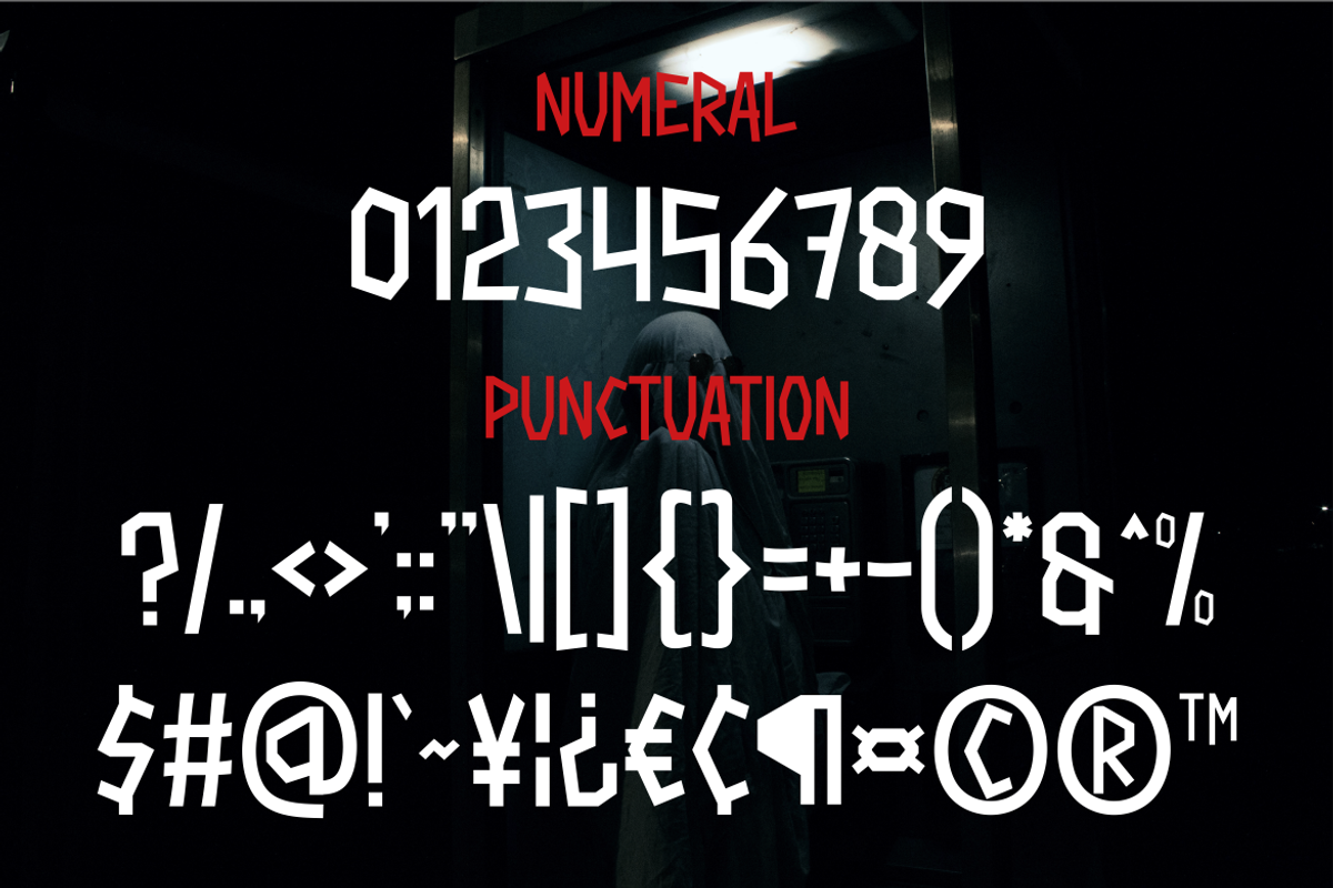 Spooky Holy - Halloween Typeface, a Handwritten Font by MaikoHatta (Photo 6 of 9)