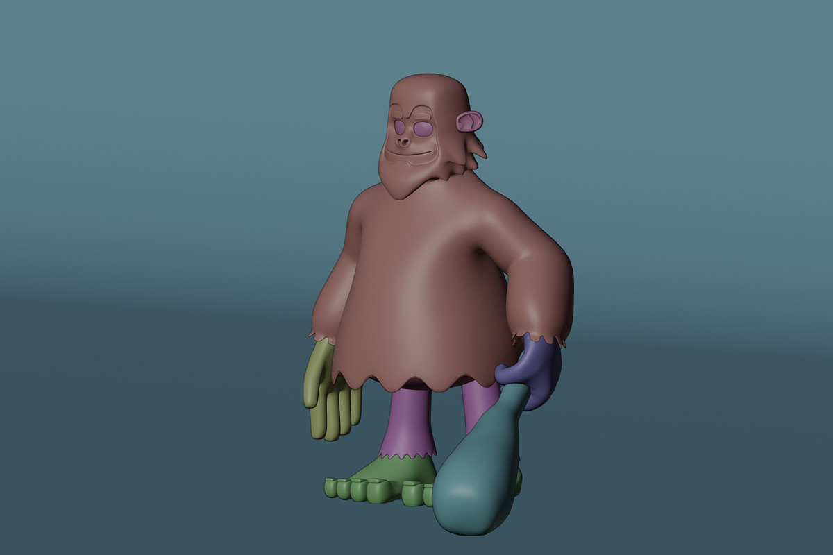 Stone Age Primitive 3D Characters, a Characters & Person 3D Model by Dudukbersama (Photo 4 of 7)