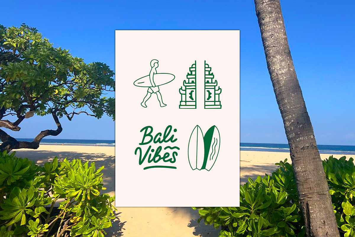 Bali Vibes Whimsy Illustrations, an Object Illustration by SunnJaneArt (Photo 9 of 12)