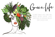 Vector Sketch Vegetables, a Food Illustration by Sopelkin (Thumbnail 4 of 7)