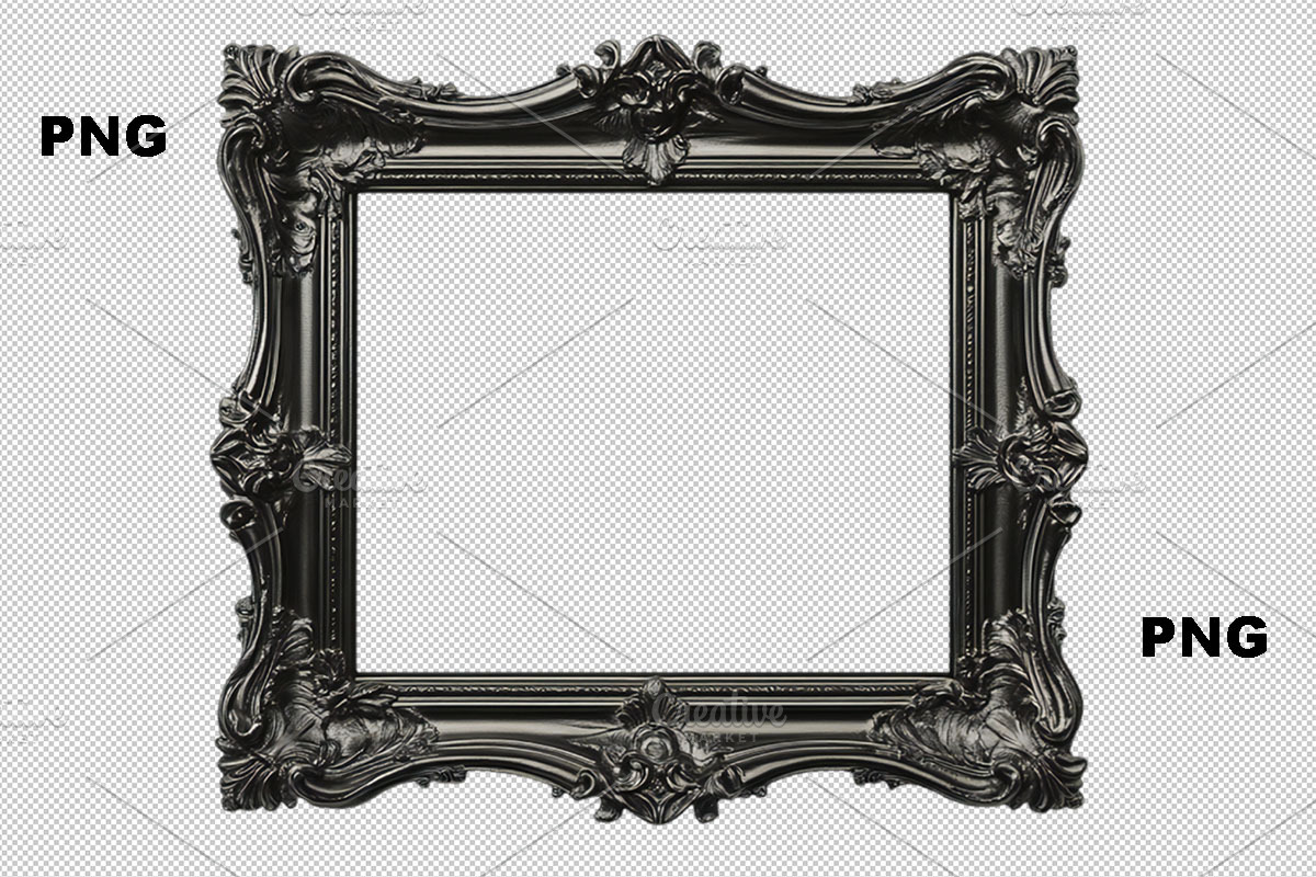 Classic Picture Frames Wall Arts, an Object Graphic by VetalStock (Photo 3 of 10)