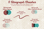 Mid-Century Modern Procreate Brushes, a Brush Add-On by Luna Y Mar (Thumbnail 4 of 7)