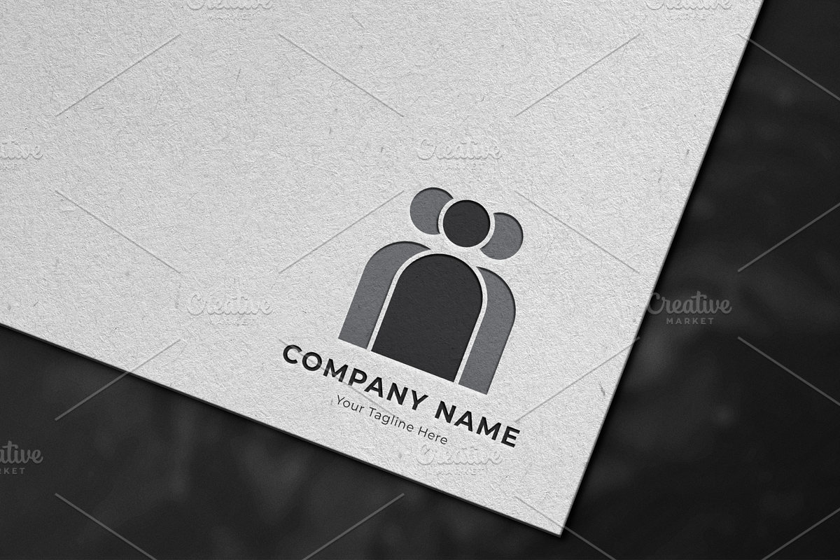 Triple Head Logo Template, a Branding & Logo Template by IndraSign (Photo 2 of 2)