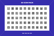 Web layout and wireframe icons, an Icon by Wencory (Thumbnail 1 of 2)