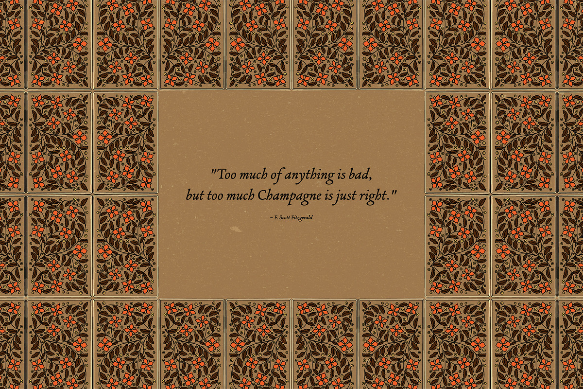 ArtDeco Floral Patterns, a Pattern Graphic by angelainthefields (Photo 2 of 13)
