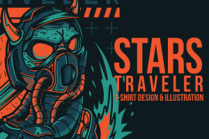 Stars Traveler Illustration