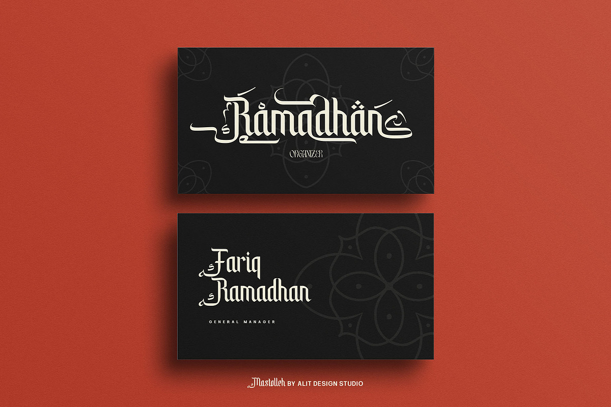Mastolleh Ramadan Typeface, a Blackletter Font by alit design (Photo 13 of 17)