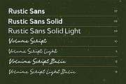 Rustic - 13 Handcrafted Fonts, a Handwritten Font by Tom Chalky (Thumbnail 3 of 10)