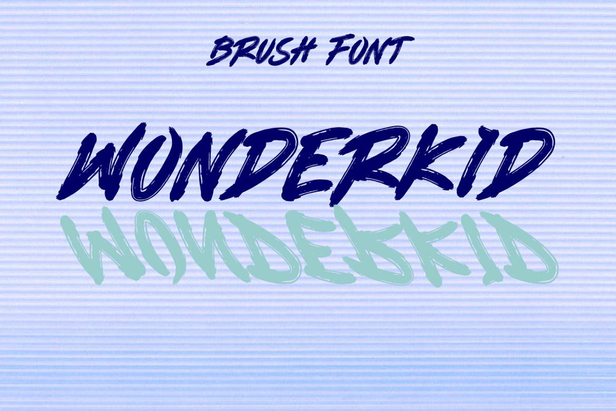Brush Font Bundle 45 Fonts, a Blackletter Font by AMINMARIO (Photo 38 of 45)