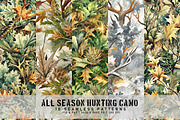 All Season Hunting Camo, a Pattern Graphic by Digital Art Creations (Thumbnail 1 of 6)