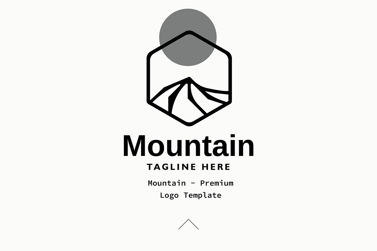 Mountain - Premium Logo Template, a Branding & Logo Template by Minimalist Logos (Photo 1 of 7)