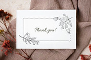 AUTUMN|Botanical line art collection, a Seasonal Illustration by Navenzeles (Thumbnail 16 of 16)