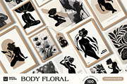 100 | Body Flora Poster Builder, an Object Graphic by KetteCreate (Thumbnail 1 of 20)