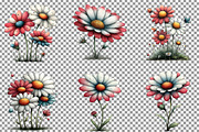 Whimsical Spring Chamomile Flower Pn, an Illustration by Sublimation Artist (Thumbnail 4 of 7)