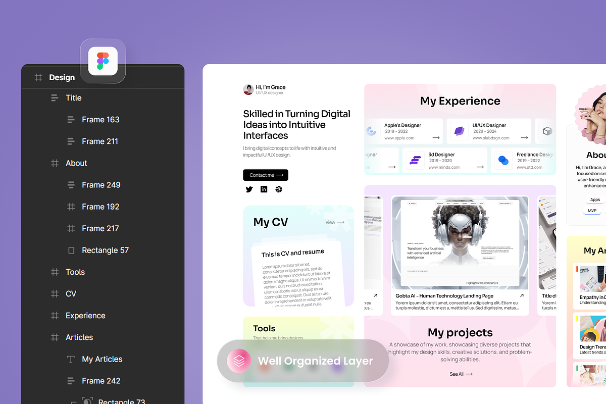 Pixfolio - Portfolio Dashboard, a Websites & App Template by SLAB! Design (Photo 2 of 3)
