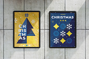 Elegant Blue and Gold Holiday Set, a Seasonal Illustration by Creative Graphics (Thumbnail 2 of 9)