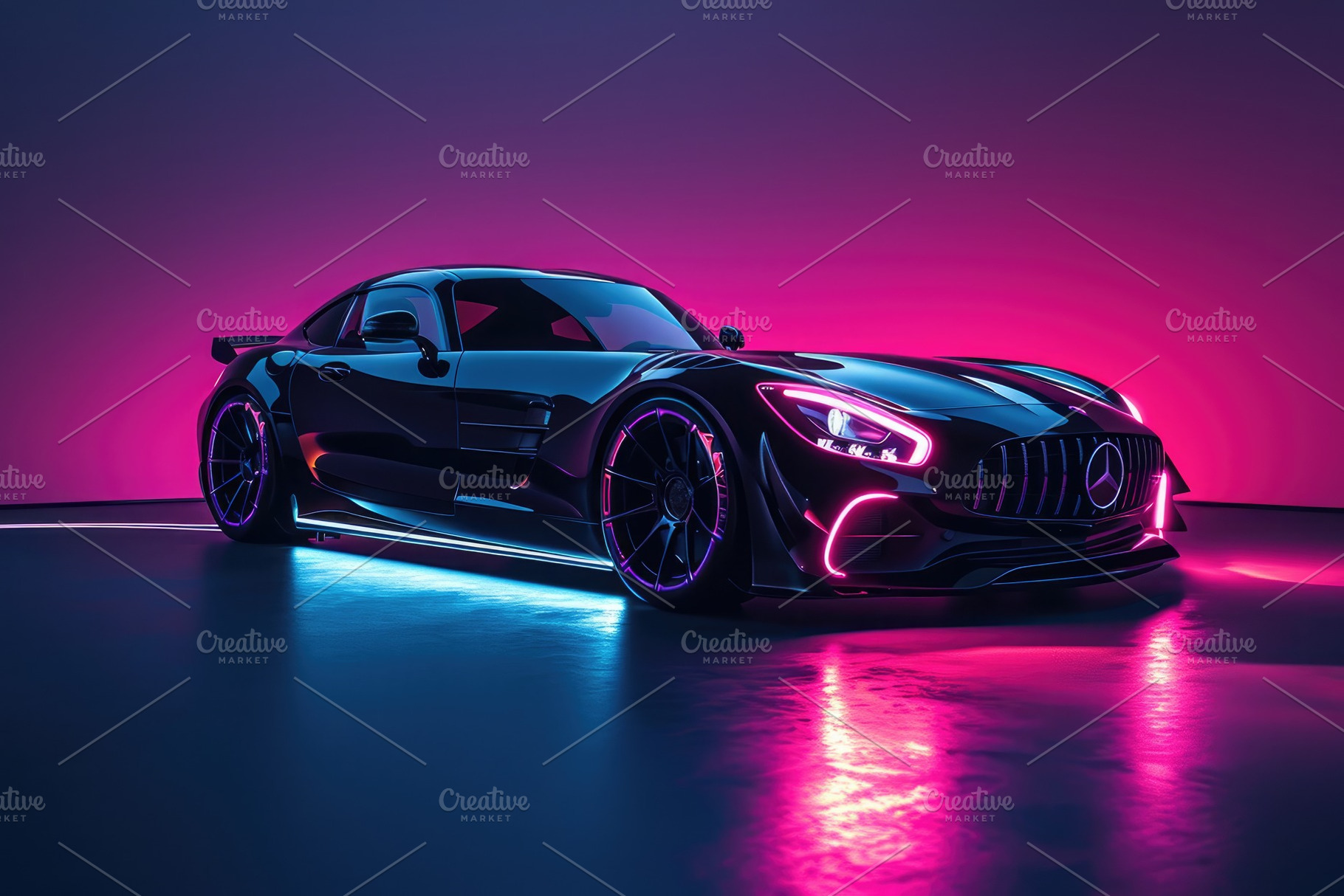 A sleek and stylish black Mercedes s, a Photo by Iftikhar Alam