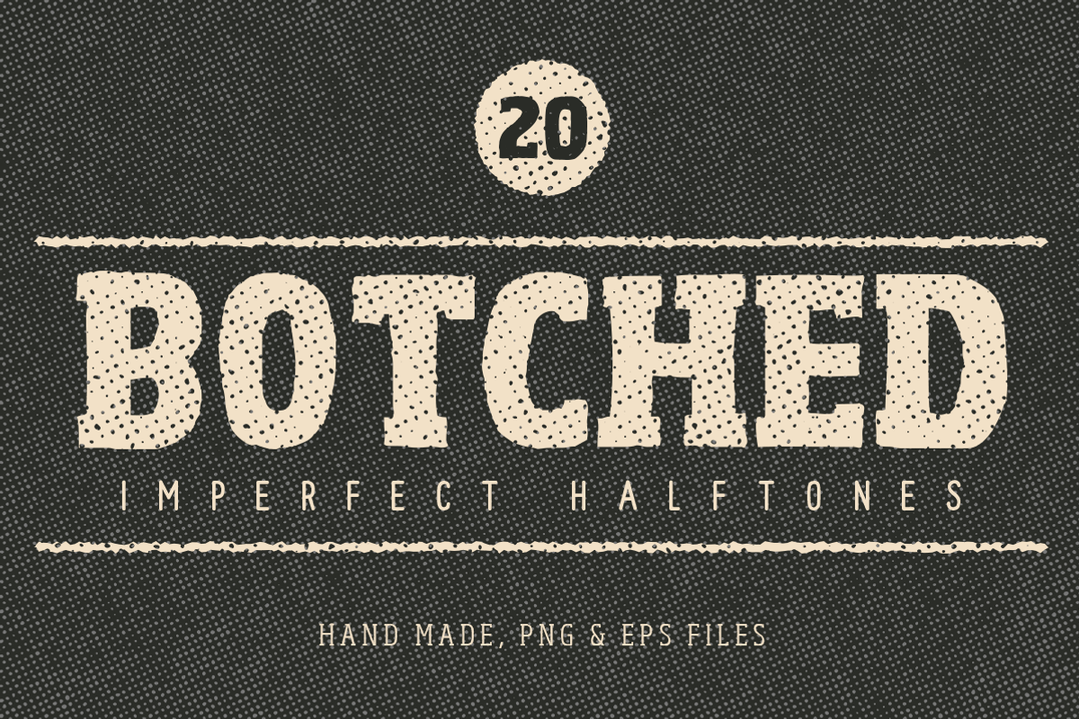 Botched Halftone Textures, a Texture Graphic by Ultrashock (Photo 1 of 8)