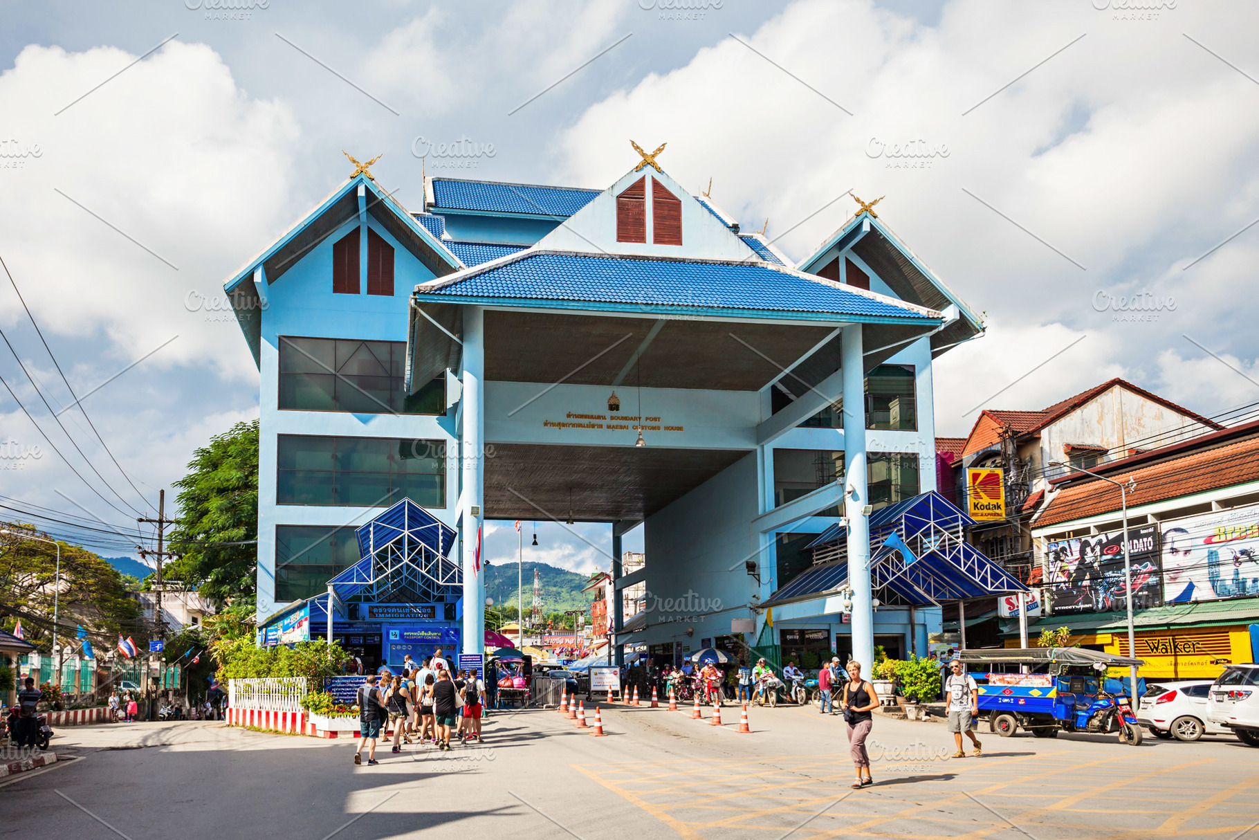 Thailand Myanmar border, a Photo by saiko3p