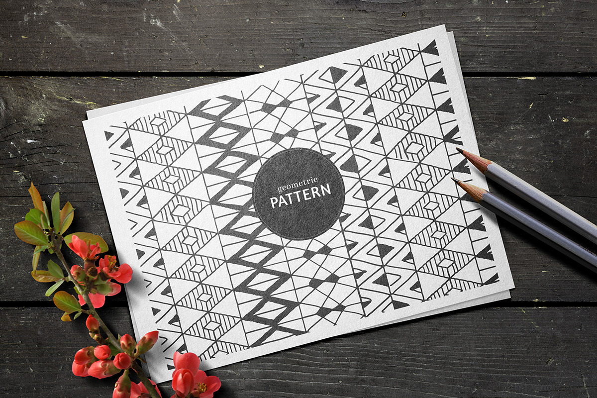 15 Hand Drawn Seamless Patterns, a Pattern Graphic by Solana (Photo 5 of 6)