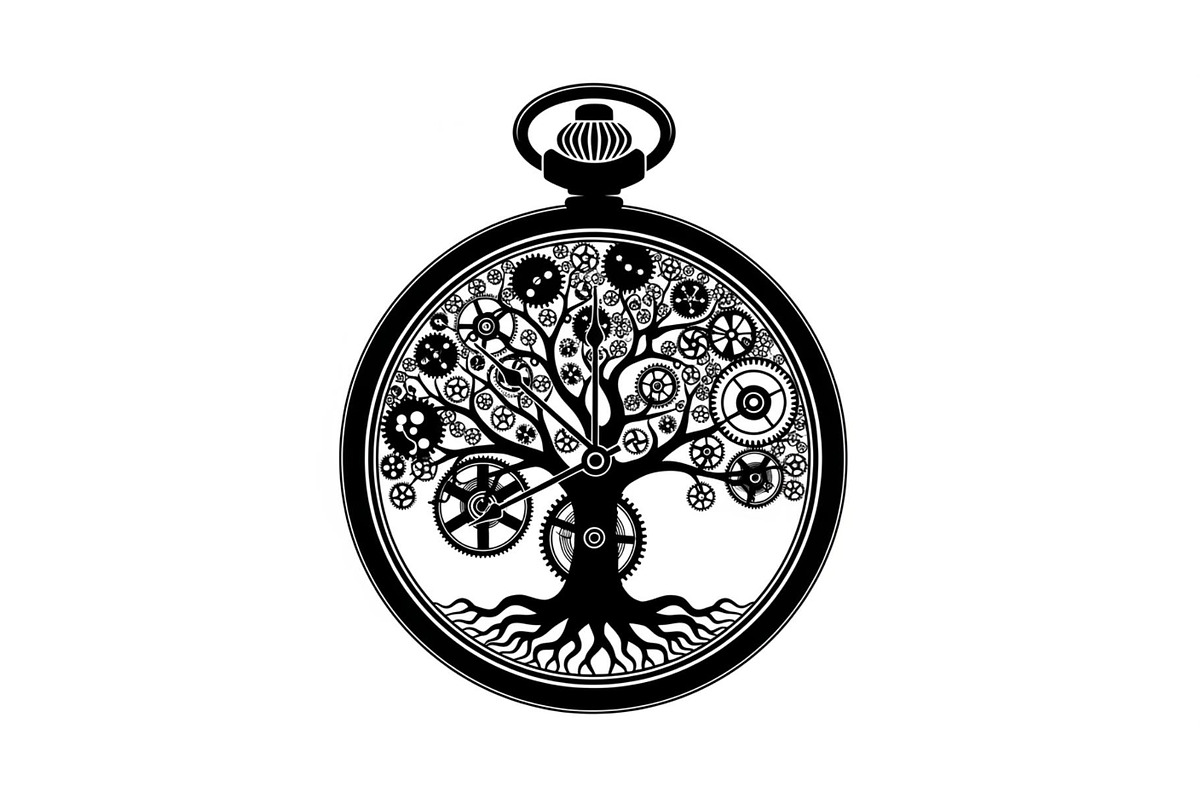 Steampunk Tree of Life Symbol Bundle, an Illustration by yasushie (Photo 6 of 31)