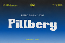 Pillbery - Retro Display Font