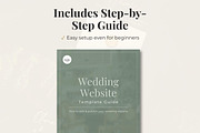 Olive Green Wedding Website, a Landing Page Template by Everyday Perfection (Thumbnail 9 of 10)