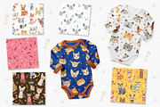 Cool Cats. Cliparts, Patterns, ABC., an Animal Illustration by DearLetters (Thumbnail 8 of 17)