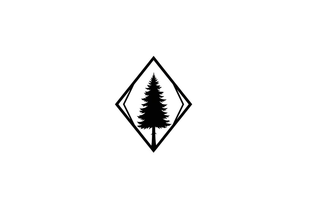 Geometric Pine Tree Emblem Bundle, an Illustration by Creativeshirt (Photo 18 of 31)