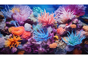 reef corals depicts ai generated, an Animal Photo by pikepicture