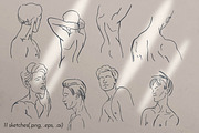MEN. Body aesthetics and modern art., a Decorative Illustration by Mona Monash (Thumbnail 2 of 11)
