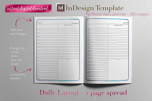 Daily Planner InDesign Template