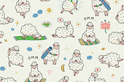 Yoga Llama, an Animal Illustration by GooseFrol (Thumbnail 3 of 8)