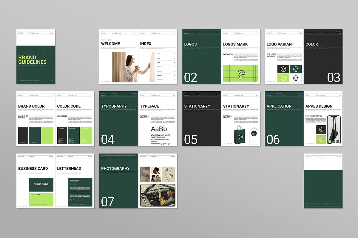Brand Guideline Template, a Brochure Template by ElvinPrint (Photo 9 of 9)